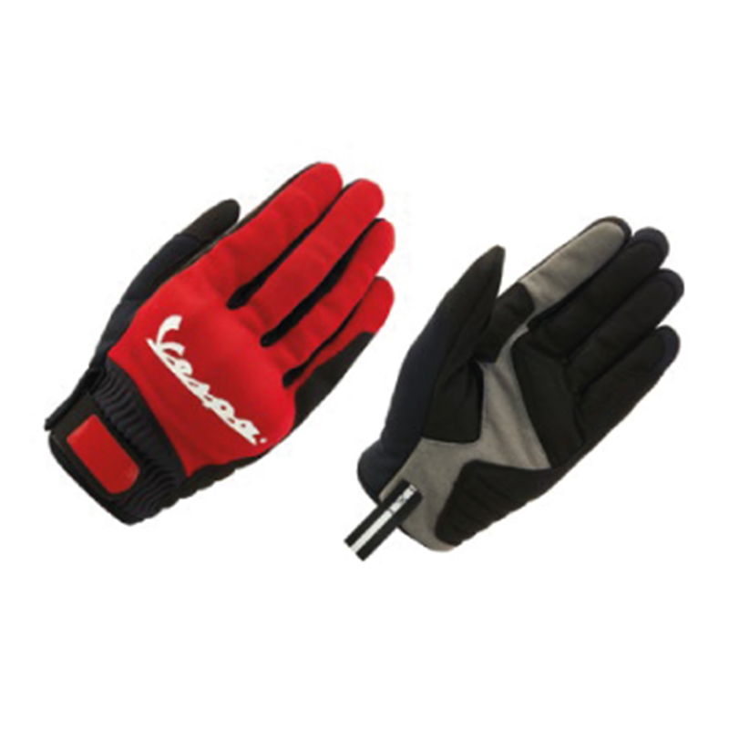 GLOVES COLOURS VESPA RED Merchandise Vespa Indonesia