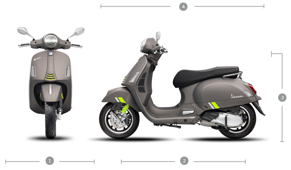 Купить Скутер Vespa GTS Super в Москве по низкой цене со скидкой