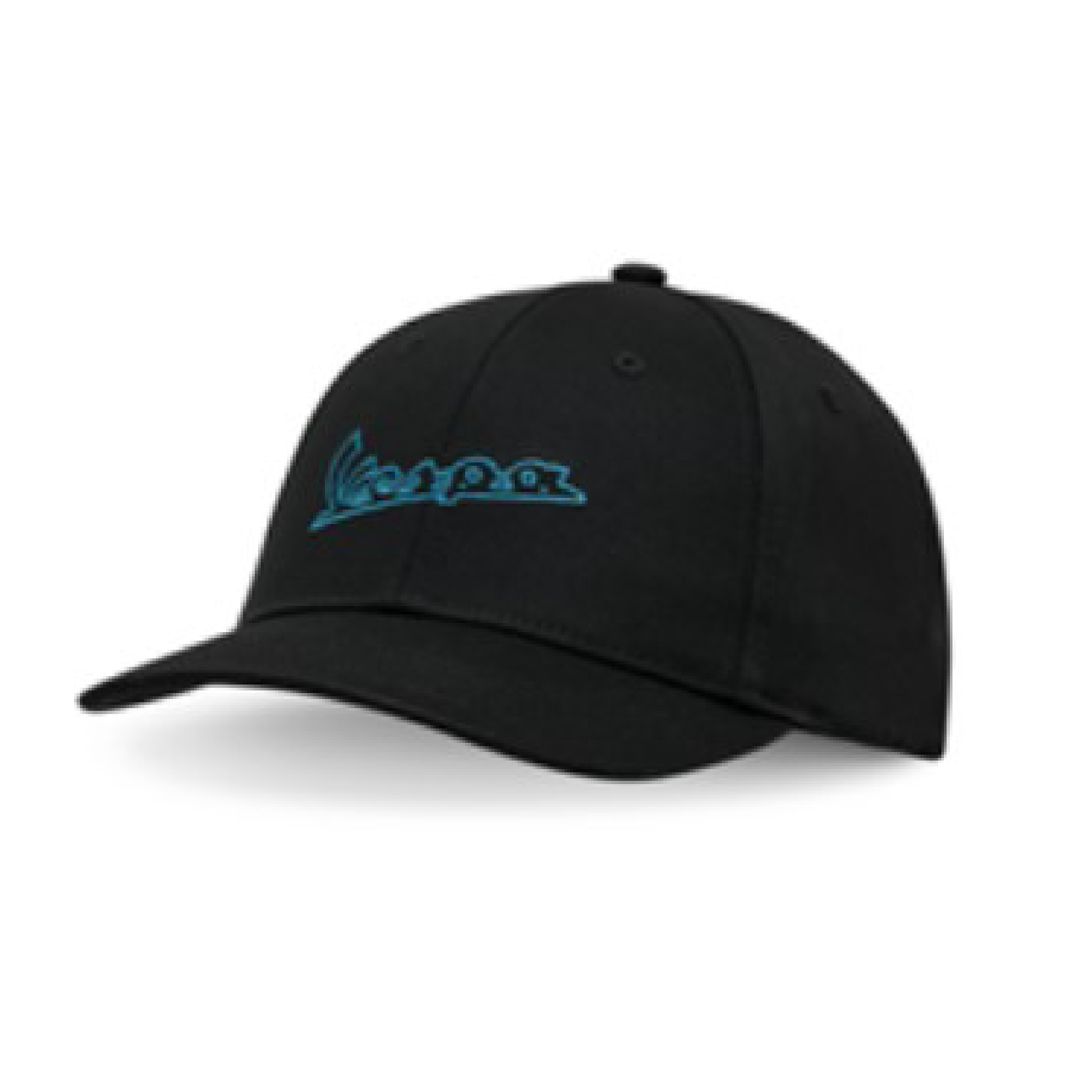 Vespa Dec Baseball Cap Jet Black