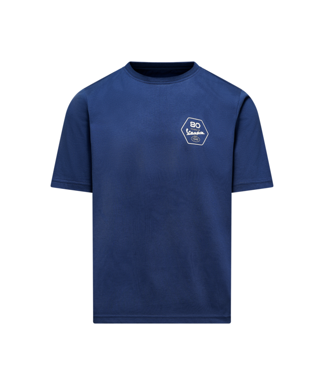 VESPA 80TH TEE BLUE