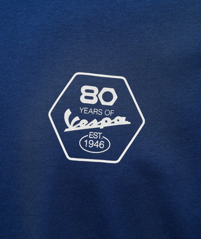 VESPA 80TH TEE BLUE