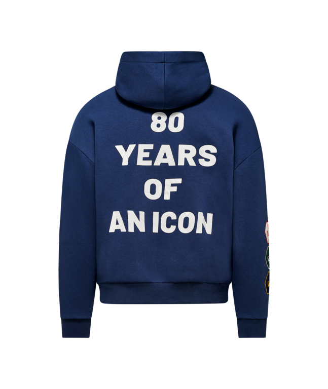 VESPA 80TH HOODIE BLUE