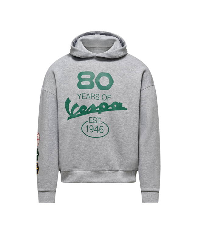 VESPA 80TH HOODIE MELANGE