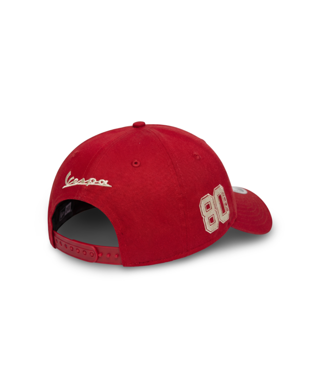 VESPA NEW ERA 9FORTY 80 YEARS CAP RED