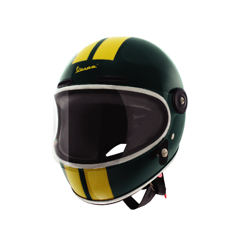 Vespa Racing Sixties Helmet Green Bosco