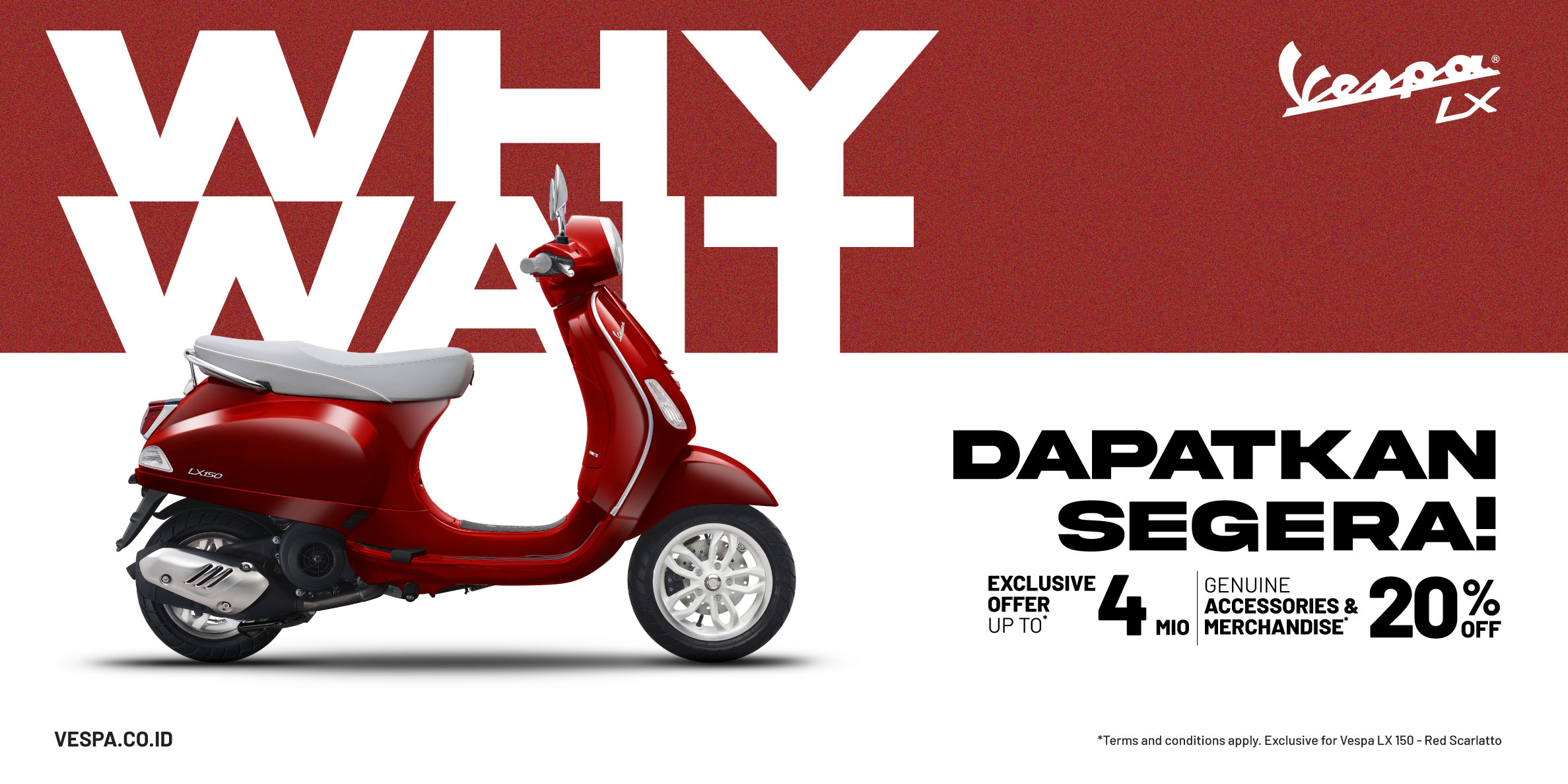 promo banner LX 150 Red