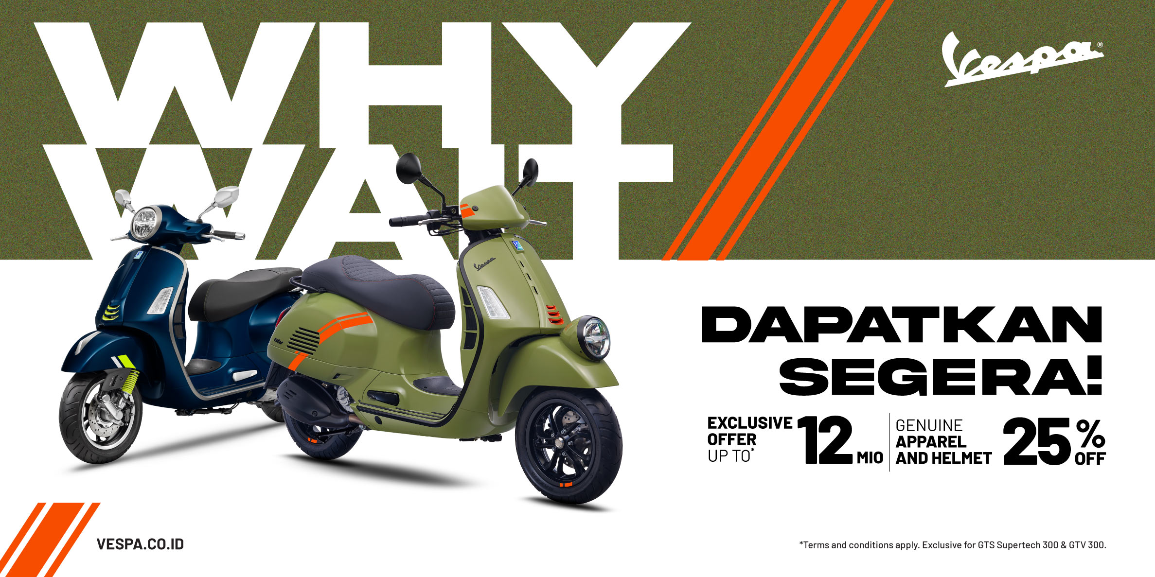 promo banner Vespa GTV