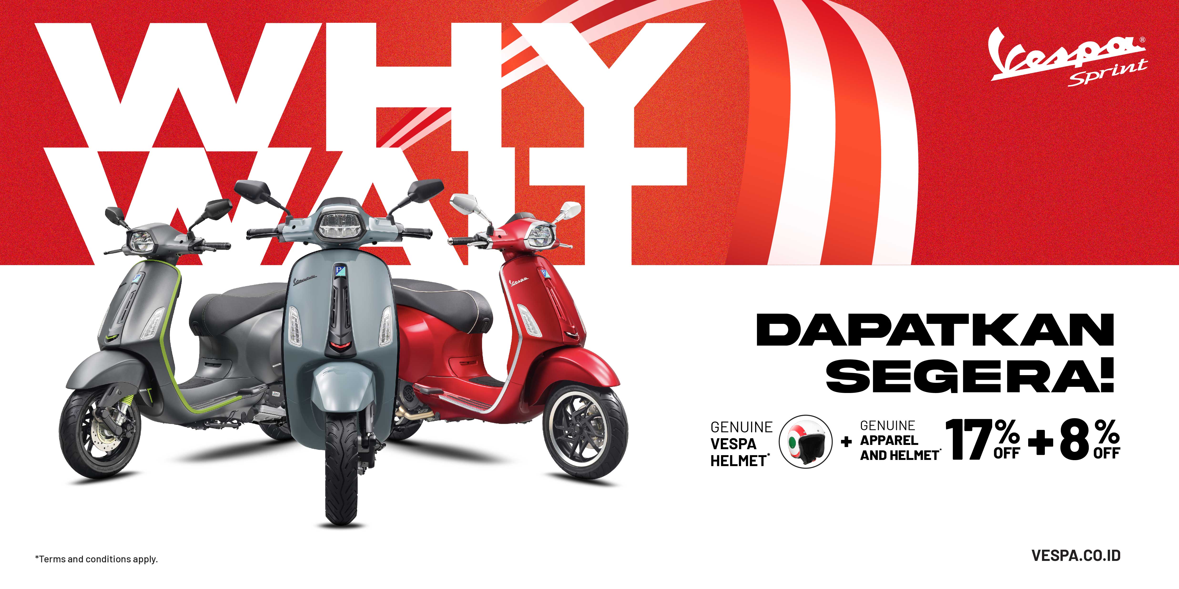 promo banner Vespa Sprint